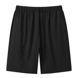 Ceekoo Summer High Quality Breathe Shorts Men Casual Elastic Waist Men Quick Dry Fitness Jogging Beach Black Fahion Shorts