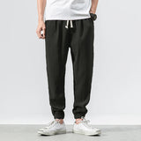 Ceekoo Cotton Linen Casual Harem Pants Men Joggers Man Summer Trousers Male Chinese Style Baggy Pants  Harajuku Clothe