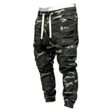 Ceekoo Men'S Loose Camouflage Pocket Jeans Pants Fashion Tooling Camouflage Men'S Cargo Straight Casual Pants Overalls Trousers