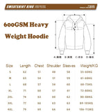 Ceekoo  600GSM 95% Cotton Solid Retro Oversize Hoodie Unisex Winter Warm Zipper Up Open-Up Hoodies Vintage Classic Streetwear Loose Coat