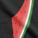 Ceekoo Men T-Shirt Watermelon Palestine Palestinian Vintage 100% Cotton Tee Shirt Short Sleeve T Shirt Crewneck Tops Printing