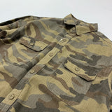 Ceekoo  -  Retro Heavyweight Camouflage Cotton Men's Shirts Washed Blouses American Amekaji Vintage Casual Cargo Workwear Clothing Tops