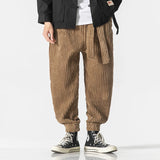 Ceekoo  -  fall outfits New Autumn Winter Men Corduroy Harajuku Pants Men Streetwear Harem Pants Fashion Thickened Sweatpants Women Warm Casual Trousers