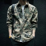 ceekoo Camouflage Jacket Men's Spring And Autumn Sports Jacket Baseball Clothing Denim Men's Jacket