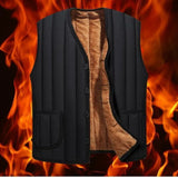 Ceekoo  Fleece Vest Jacket Men Sleeveless Jackets Autumn Winter Coats Outdoor Jacket Men stripe Thick Warm Waistcoats Thermal Clothing