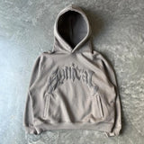 ceekoo  American Retro Zipper Sweater Personalized Oversized Couple Casual Jacket Gothic Letter Star Printed Hoodie for Street Wear