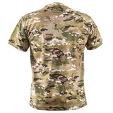 Ceekoo  Tactical Camouflage Multicam T-shirt Quick-drying Military Combat Army Camo Short Sleeve T Shirt Hunting Clothes