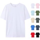 Ceekoo 100% Cotton T Shirts Unisex High Quality White T-shirts Wholesale Tee Shirts Summer Blank Tshirt For Men Camisetas Para Hombre