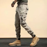 Ceekoo  Camo Navy Trousers Man Harem Y2k Tactical Military Cargo Pants for Men Techwear High Quality Outdoor Hip Hop Work Stacked Slacks