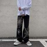 Ceekoo Streetwear Y2k Pants Anime Sweatpants Male Wide Leg Oversize Pants Men Techwear  Baggy Straight Trousers 2023 New