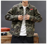 ceekoo Camouflage Jacket Men's Spring And Autumn Sports Jacket Baseball Clothing Denim Men's Jacket