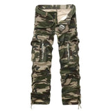 Ceekoo  Cargo Pants Men Camouflage Tactical Cotton Trousers Casual Pants Men Cargo Joggers Multi Pocket Trousers Military Straight