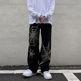 Ceekoo Streetwear Y2k Pants Anime Sweatpants Male Wide Leg Oversize Pants Men Techwear  Baggy Straight Trousers 2023 New