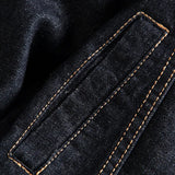 Ceekoo Autumn New High-end Brand Male Fashion Boutique Blue Slim Casual Denim Jacket Trendy Thin Mens Denim Coat Cowboy