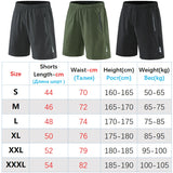 Ceekoo Men Running Shorts Quick Dry Fitness Sport Knee Length Shorts 2022 New Casual Gym Shorts Loose Male Training Shorts