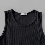 Ceekoo  -  Mens Shaping Stretch Knit Vest Genderless New Fitness Sports Tight Breathable Sweat-Absorbent Solid Color Tank Top Unisex