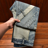  Ceekoo  New High End Blue Jeans Men'S Slim Fit Straight High Street Fashion Brand Casual Versatile Fashion Denim Pants