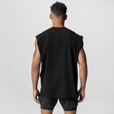 Ceekoo  New Fashion Mesh Sleeveless Shirts Open Side Cut Off Tank Top Men Fitness Clothing Mens Singlets Bodybuilding Workout Gym Vest