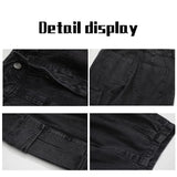 Ceekoo Baggy Jeans Trousers Male Denim Pants Black Wide Leg Pants Men's Jeans Oversize Cargo Korean Streetwear Hip Hop Harajuku