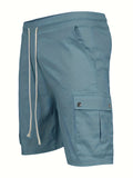 Ceekoo  -   New summer men's trend West Coast pocket Heavy cotton outdoor shorts