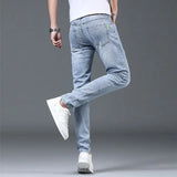 Luxury Summer Designer Korean Classic Streetwear Cowboy Pants for Men Fashionable and Comfortable Boyfriend Skinny Jeans Men