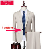 Ceekoo M-6XL ( Jacket + Vest + Pants ) Boutique Pure Color Mens Business Formal Suit 3Piece Set and Two-piece Set Groom Wedding Dress