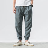 Ceekoo Cotton Linen Casual Harem Pants Men Joggers Man Summer Trousers Male Chinese Style Baggy Pants  Harajuku Clothe