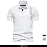 Ceekoo  New Summer 100% Cotton Polo Shirt for Men Brand Quality Embroidery Short Sleeve Mens Polos