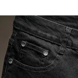 Ceekoo  Spring and Autumn New Men's Classic Fashion Black Straight Leg Jeans Men's Casual Slim Size High Quality Long Jeans 28-36