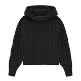 Ceekoo  -  Street Harajuku Casual Hoodie Twist Knitted Sweater Men Autumn and Winter New Men Women Hip Hop Long Sleeved Pullover Clothes