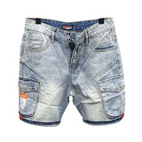 Ceekoo New Luxury Men's Shorts Korean Style Streetwear Short Jeans with Designer Large Pockets Cargo Casual Denim Shorts