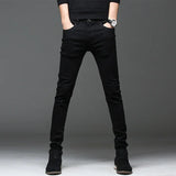 Ceekoo  Spring and Autumn New Men's Classic Fashion Black Straight Leg Jeans Men's Casual Slim Size High Quality Long Jeans 28-36