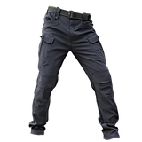 Ceekoo Outdoor tactical pants, men's slim fit elastic multi bag pants, waterproof and wear-resistant workwear pants