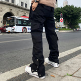 Ceekoo  Oversize Pants Cargo Y2k Sweatpants Male Men Trousers Man Casual Black Men's Hip Hop Overalls Trendyol Baggy Women's Fashion