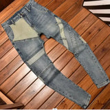  Ceekoo  New High End Blue Jeans Men'S Slim Fit Straight High Street Fashion Brand Casual Versatile Fashion Denim Pants