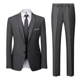 Ceekoo Blazer Vest Pants High-end Boutique High-quality Solid Color Men's Formal Business Suits 3Pce and 2Pce Set Groom Wedding Dress