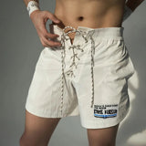 Ceekoo  -  Mens Casual Sexy Cross Strap Crotch Shorts Genderless Spring Autumn New Fashion Nightclub Party Holiday Shorts Unisex