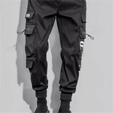 Ceekoo  Men Cargo Pants Multi Pocket Drawstring Outdoor Man Sweatpants Male Hip Hop Joggers Pants Fashion Sweatpants Overalls Casual