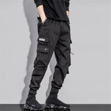 Ceekoo  Men Cargo Pants Multi Pocket Drawstring Outdoor Man Sweatpants Male Hip Hop Joggers Pants Fashion Sweatpants Overalls Casual