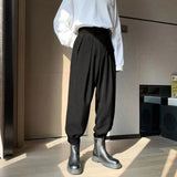 Ceekoo Men Pants Streetwear Joggers Casual Harem Trousers Harajuku Korean Tapered Male Blazer Pants  High Streetwear Japanese