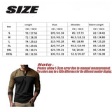 Ceekoo  -  Autumn Men's Retro Long-sleeved T-shirt Fashion Color Matching V-neck Henry Collar Bottoming Shirt Casual Sports Shirt