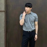 Ceekoo Short Sleeve Basic Polo Shirt