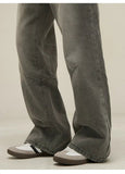 Ceekoo Smoky Gray Straight-leg Jeans