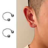 Ceekoo U-Shaped Bead Earrings