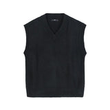 Ceekoo V-Neck Knitted Sleeveless Sweater