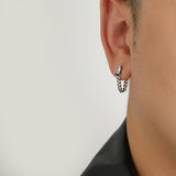 Ceekoo Zircon Chain Earrings