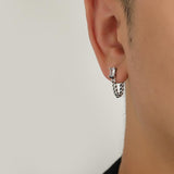 Ceekoo Zircon Chain Earrings