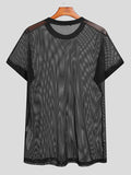 Ceekoo Men's Casual Mesh Short Sleeve T-Shirts