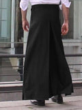 Ceekoo Mens Pleated Loose Long Skirts