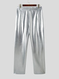 Ceekoo Mens Shiny Metallic Stretchy Night Club Pants